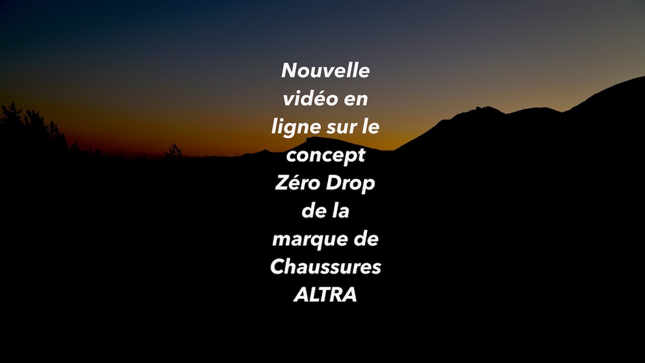 Altra et le concept Zéro Drop